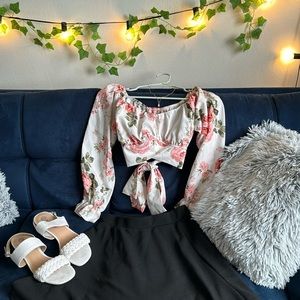 Selling this super cute top! Wore it once! Brand new still